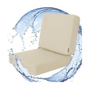 Favoyard Outdoor Deep Seat Cushion Set, Beige